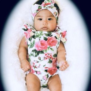 Floral Baby Romper